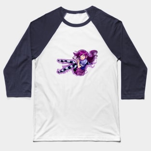 Falling Girl Baseball T-Shirt